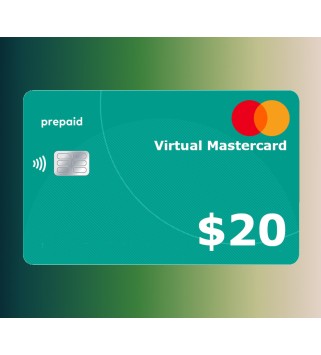 MyPaymentVault Virtual Mastercard USD 20 Key GLOBAL